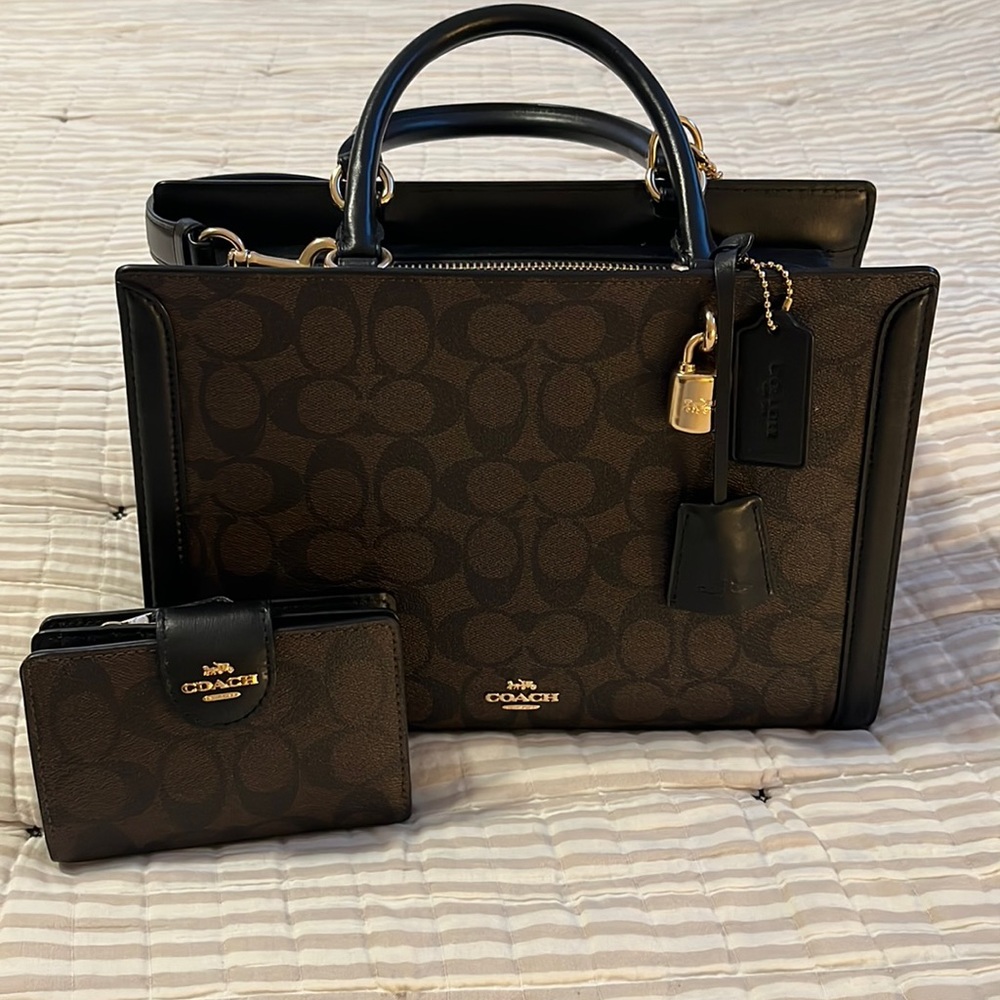 Matching Coach purse and wallet